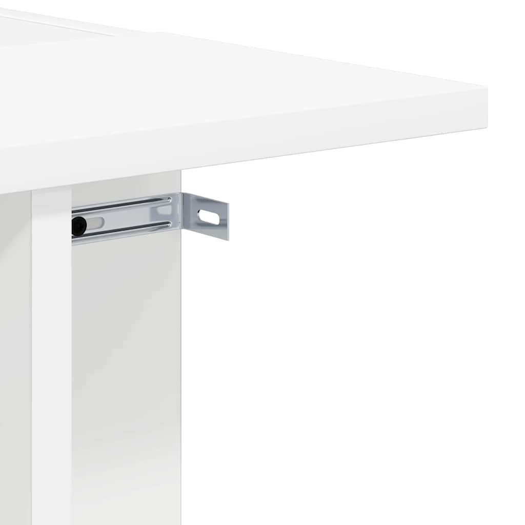 vidaXL Stolik końcowy Biały 35 x 40 x 55 cm Materiał drewnopochodny