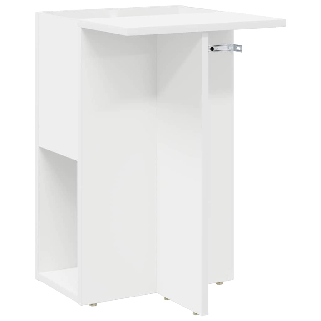 vidaXL Stolik końcowy Biały 35 x 40 x 55 cm Materiał drewnopochodny