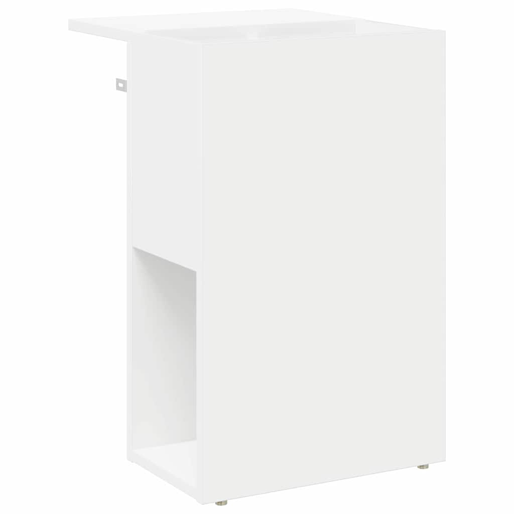 vidaXL Stolik końcowy Biały 35 x 40 x 55 cm Drewno inżynieryjne