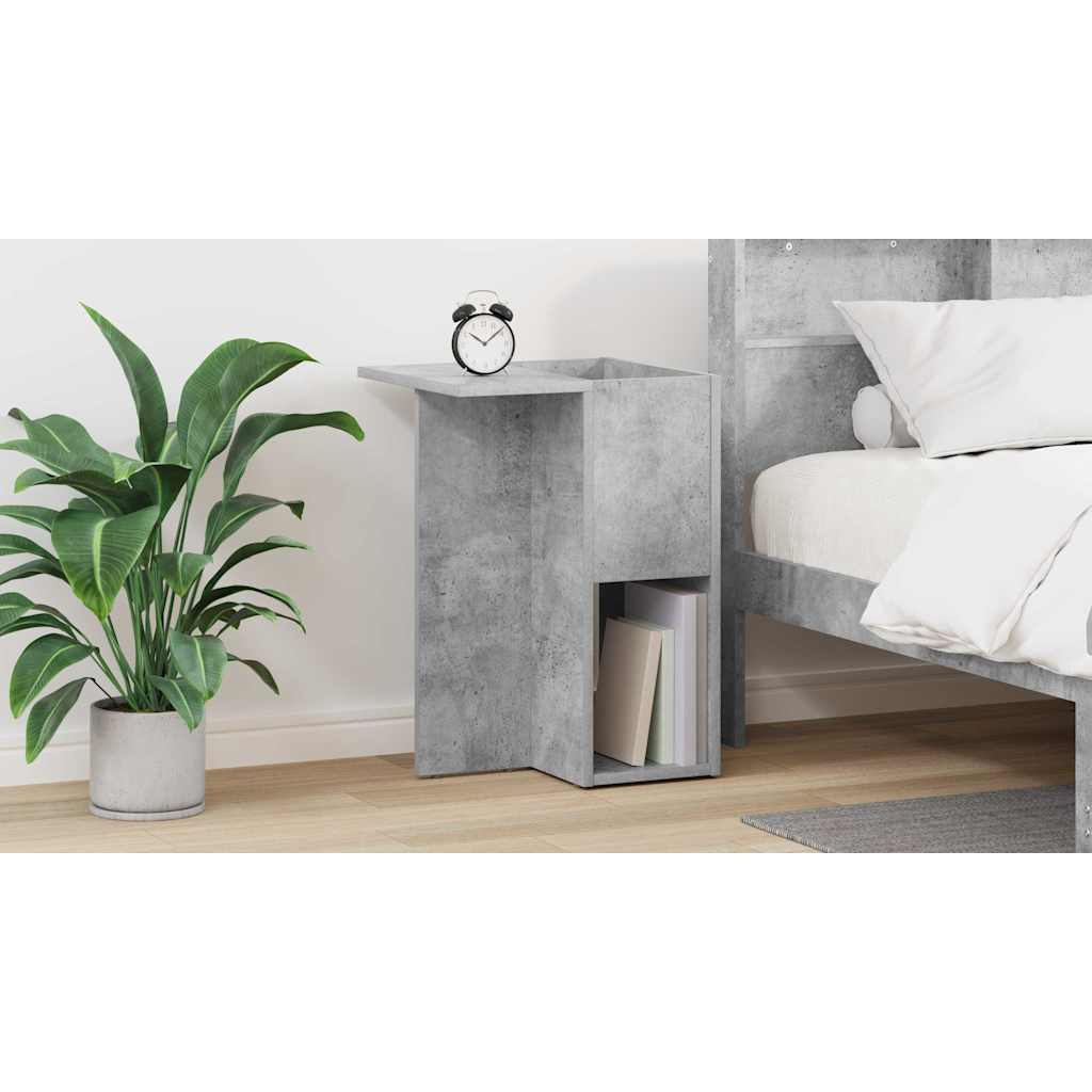 vidaXL Stolik końcowy Betonowy szary 35 x 40 x 55 cm