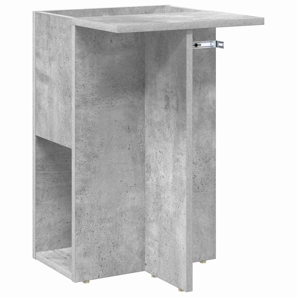 vidaXL Stolik końcowy Betonowy szary 35 x 40 x 55 cm