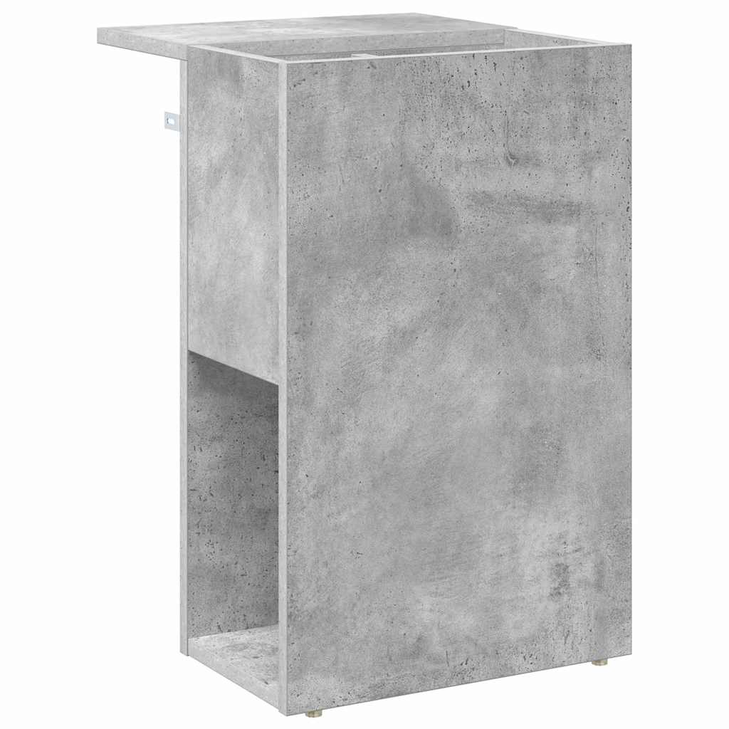 vidaXL Stolik końcowy Betonowy szary 35 x 40 x 55 cm
