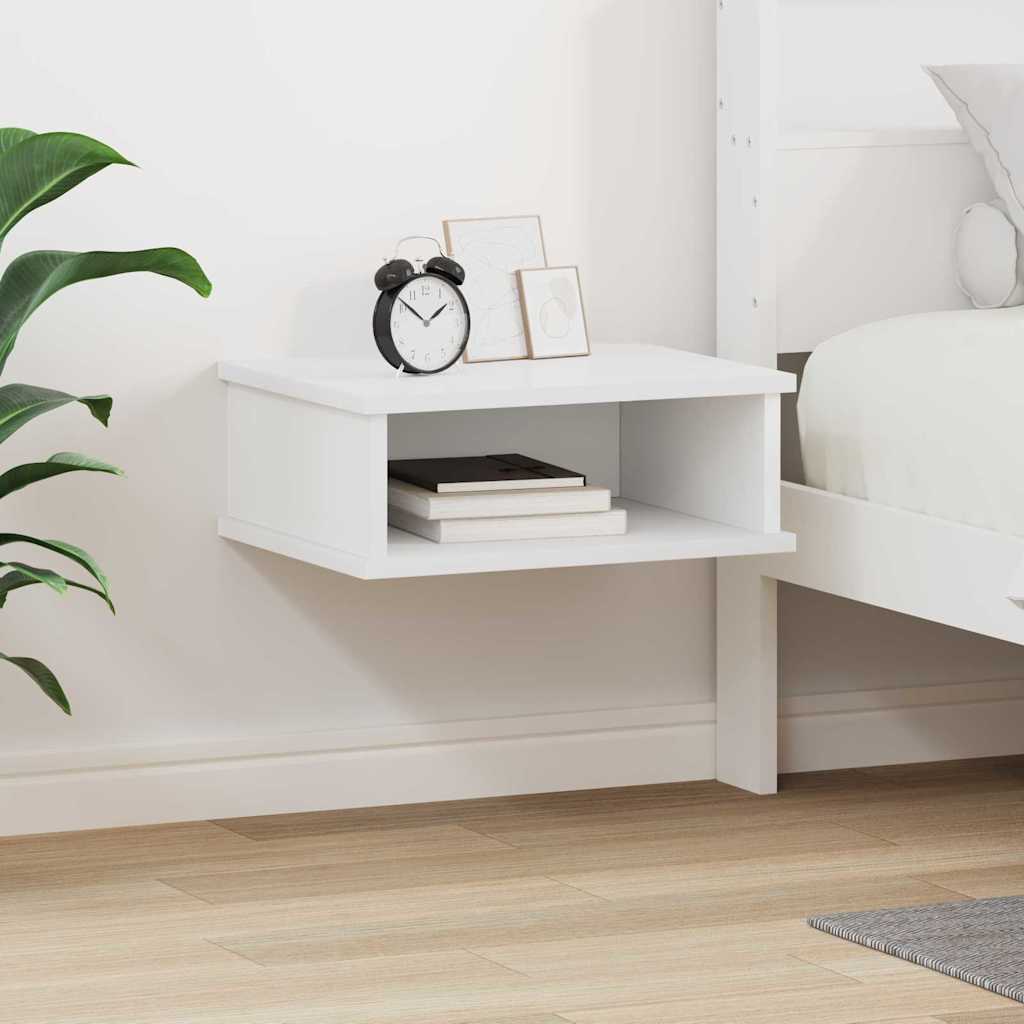 vidaXL Stolik nocny Biały 40 x 31 x 15 cm Materiał drewnopochodny