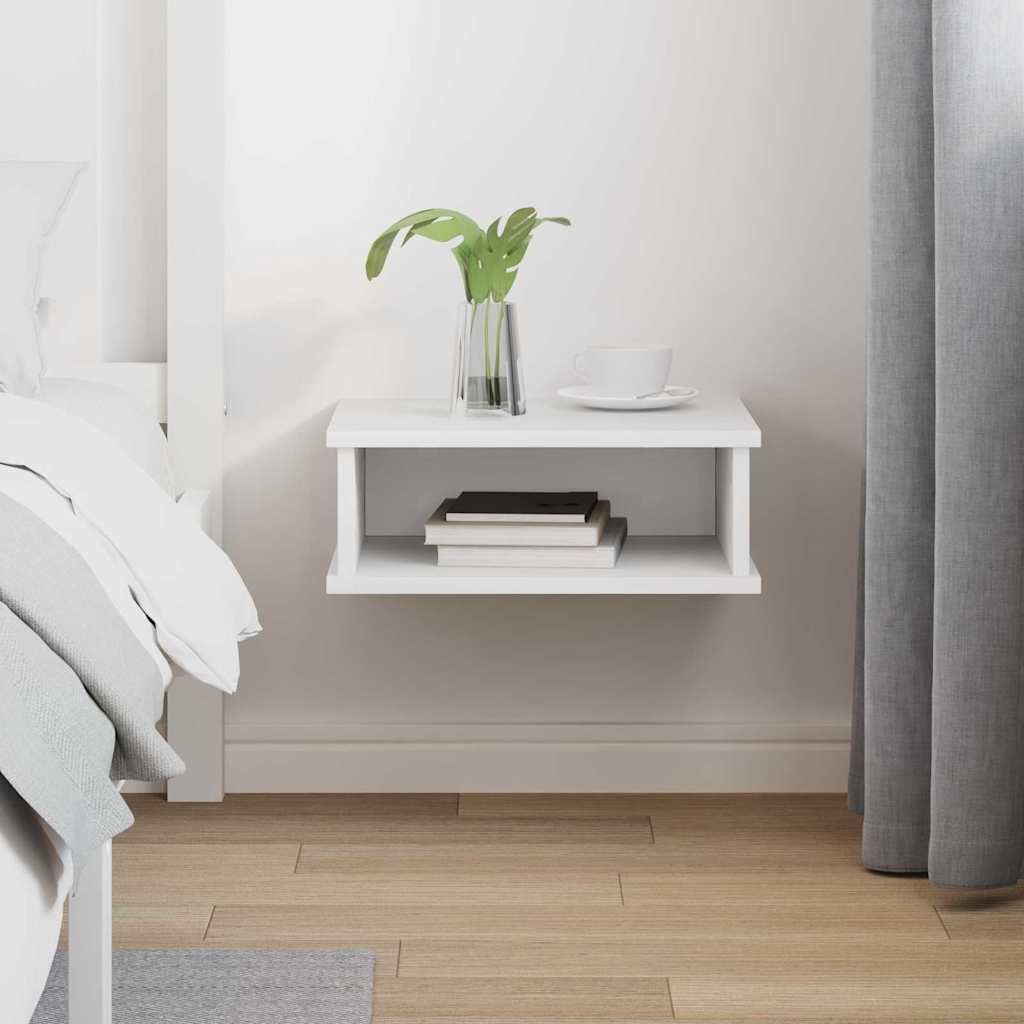 vidaXL Stolik nocny Biały 40 x 31 x 15 cm Materiał drewnopochodny
