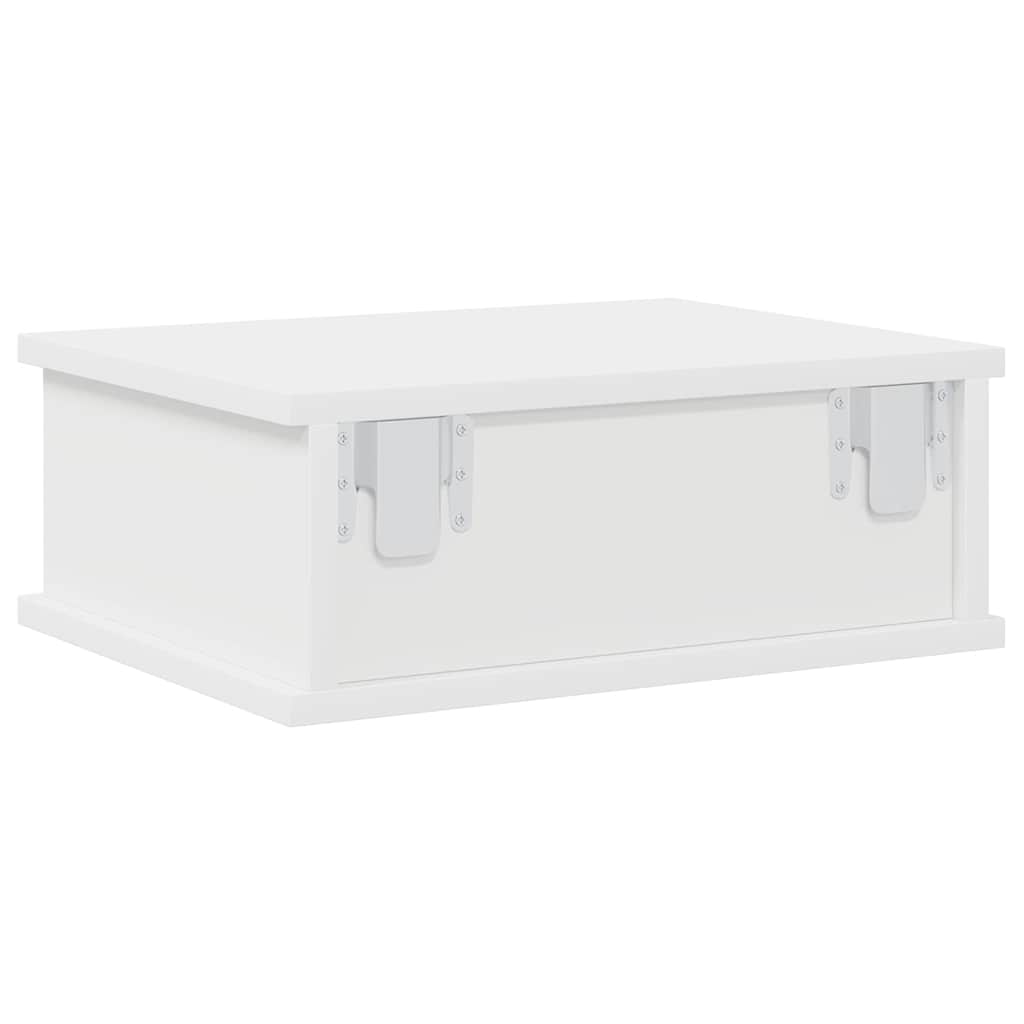 vidaXL Stolik nocny Biały 40 x 31 x 15 cm Materiał drewnopochodny