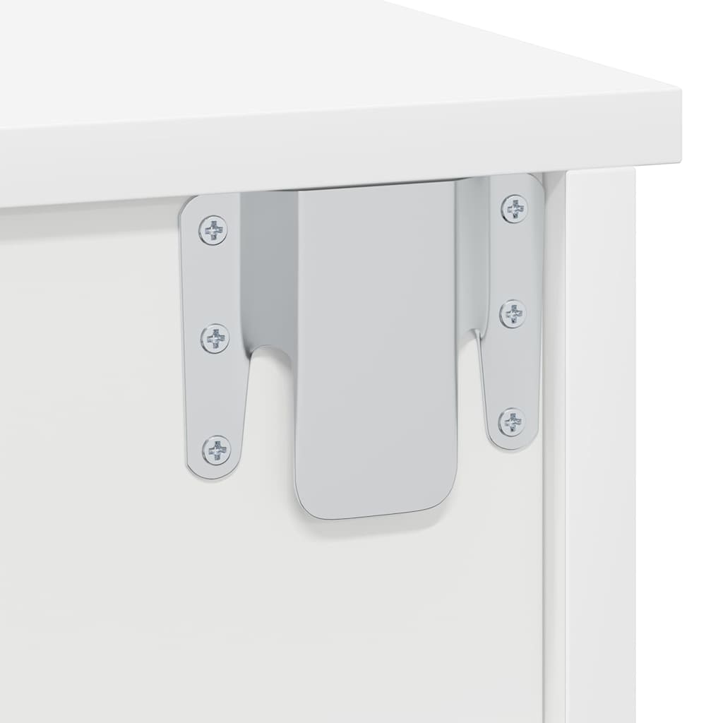 vidaXL Stolik nocny 2 pcs Biały 40 x 31 x 15 cm