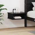 vidaXL Stolik nocny Czarny Dąb 40 x 31 x 15 cm Materiał drewnopochodny