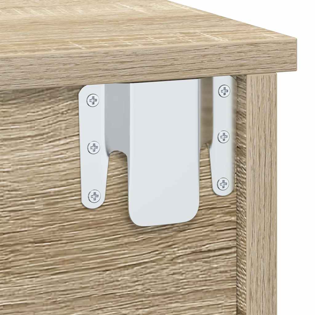 vidaXL Stolik nocny 2 pcs Dąb Sonoma 40 x 31 x 15 cm