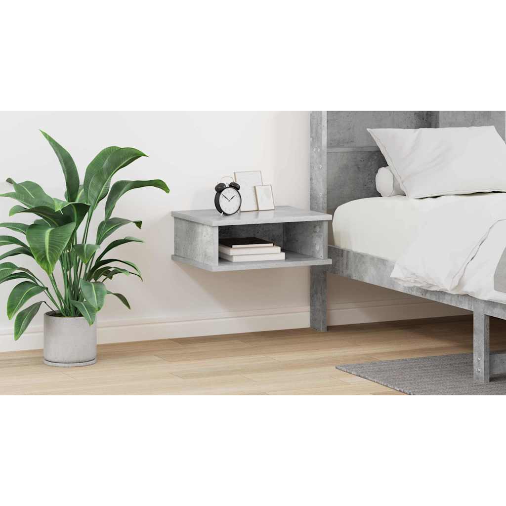 vidaXL Stolik nocny Betonowy szary 40 x 31 x 15 cm