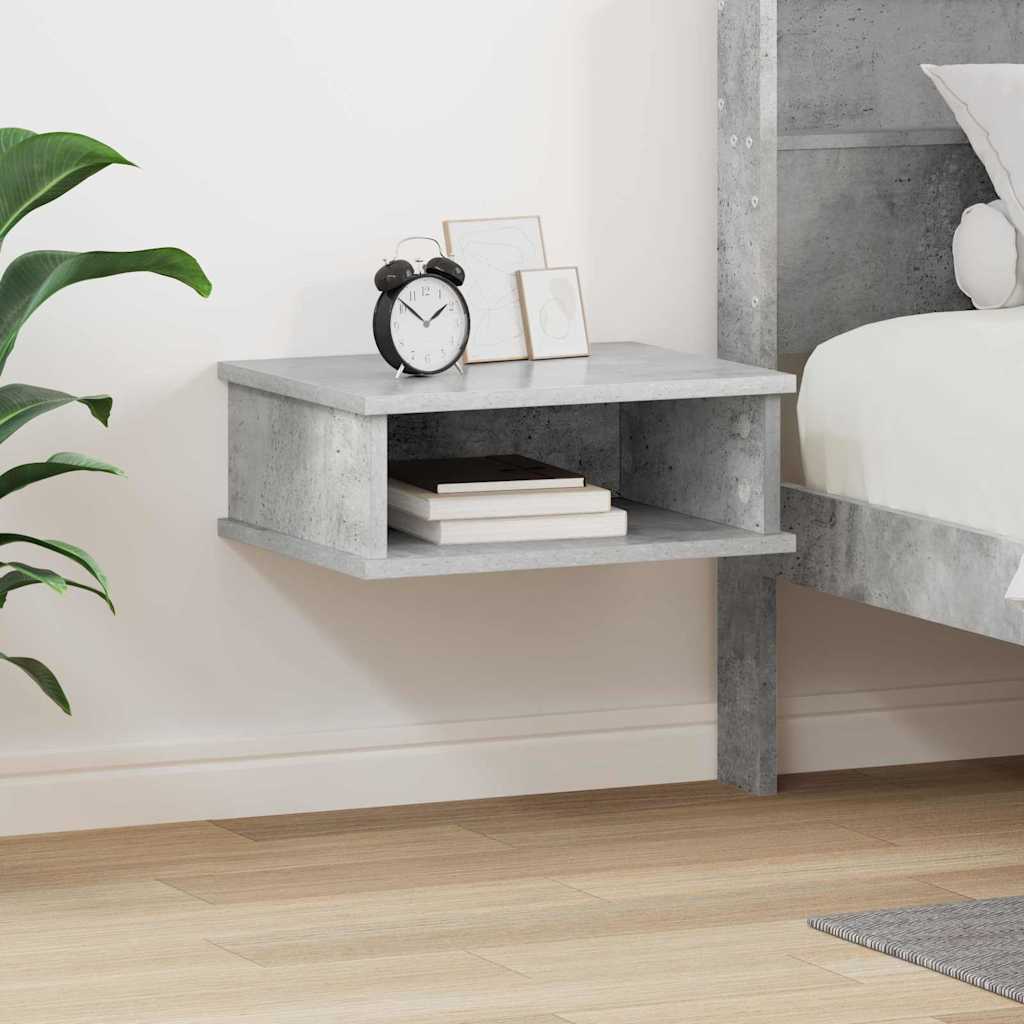vidaXL Stolik nocny Betonowy szary 40 x 31 x 15 cm