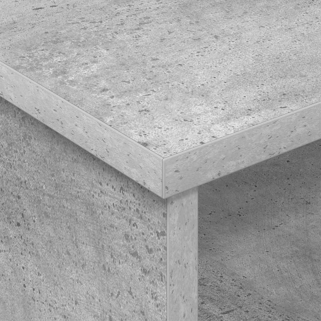 vidaXL Stolik nocny 2 pcs Betonowy szary 40 x 31 x 15 cm