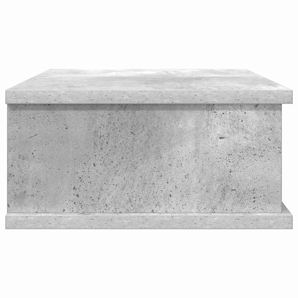 vidaXL Stolik nocny 2 pcs Betonowy szary 40 x 31 x 15 cm