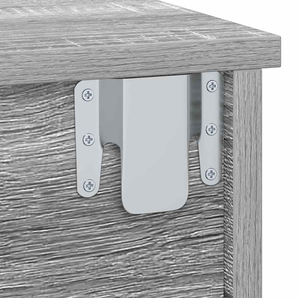 vidaXL Stolik nocny Szary Sonoma 40 x 31 x 15 cm