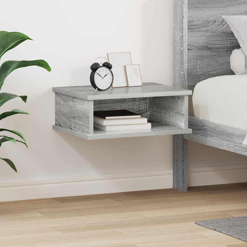 vidaXL Stolik nocny Szary Sonoma 40 x 31 x 15 cm