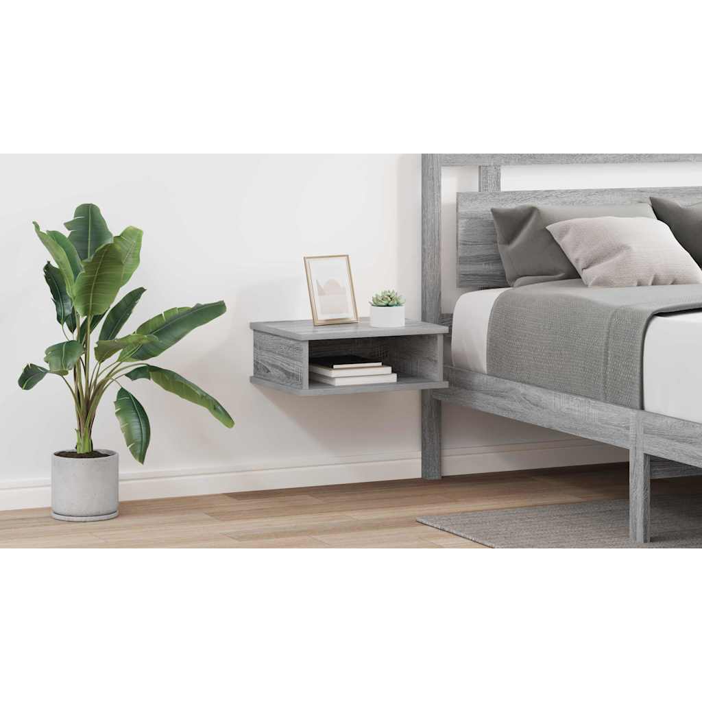 vidaXL Stolik nocny 2 szt. Szary Sonoma 40 x 31 x 15 cm