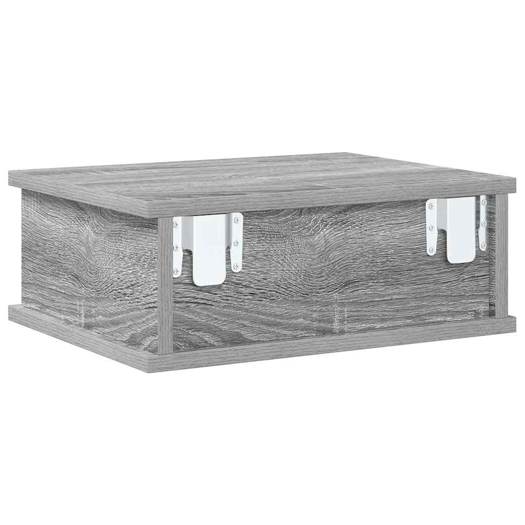 vidaXL Stolik nocny 2 pcs Szary Sonoma 40 x 31 x 15 cm