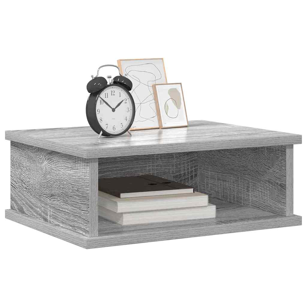 vidaXL Stolik nocny 2 pcs Szary Sonoma 40 x 31 x 15 cm