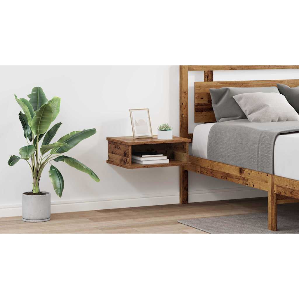 vidaXL Stolik nocny 2 szt. Stare drewno 40 x 31 x 15 cm
