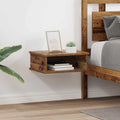 vidaXL Stolik nocny 2 pcs Stare drewno 40 x 31 x 15 cm