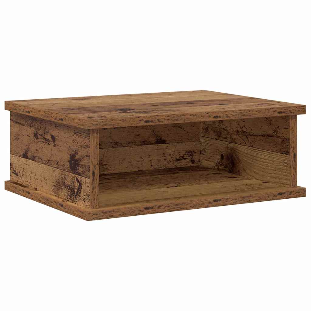 vidaXL Stolik nocny 2 pcs Stare drewno 40 x 31 x 15 cm