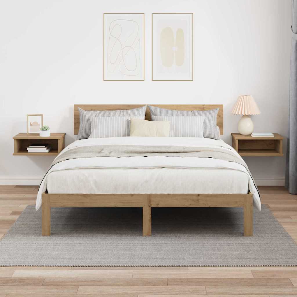 vidaXL Stolik nocny 2 szt. Dąb rzemieślniczy 40 x 31 x 15 cm