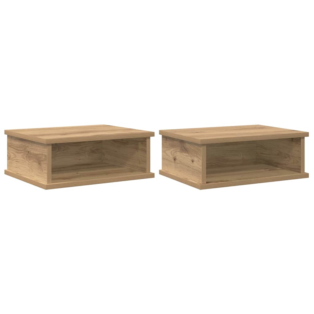 vidaXL Stolik nocny 2 szt. Dąb rzemieślniczy 40 x 31 x 15 cm