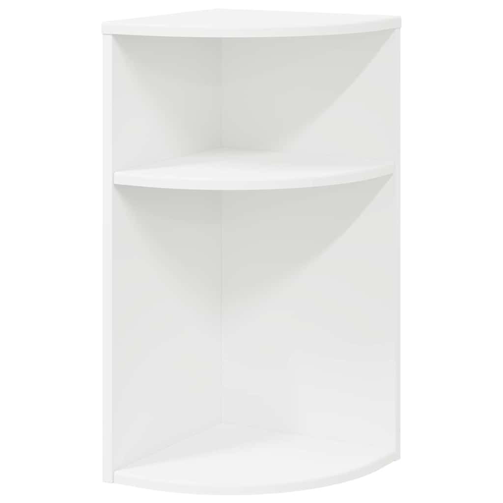 vidaXL Stolik końcowy Biały 29,6 x 29,6 x 60 cm
