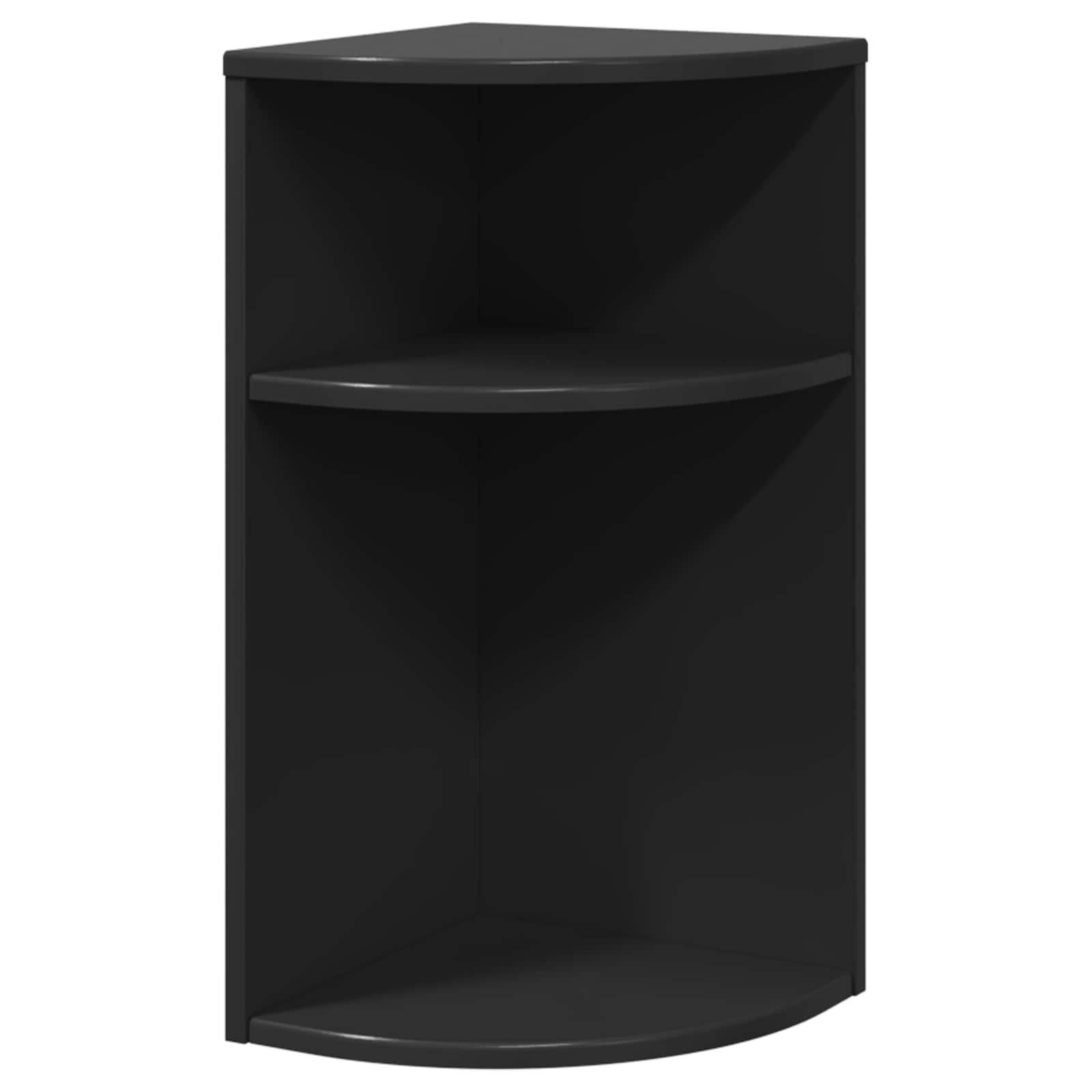 vidaXL Stolik końcowy Czarny 29,6 x 29,6 x 60 cm Drewno inżynieryjne