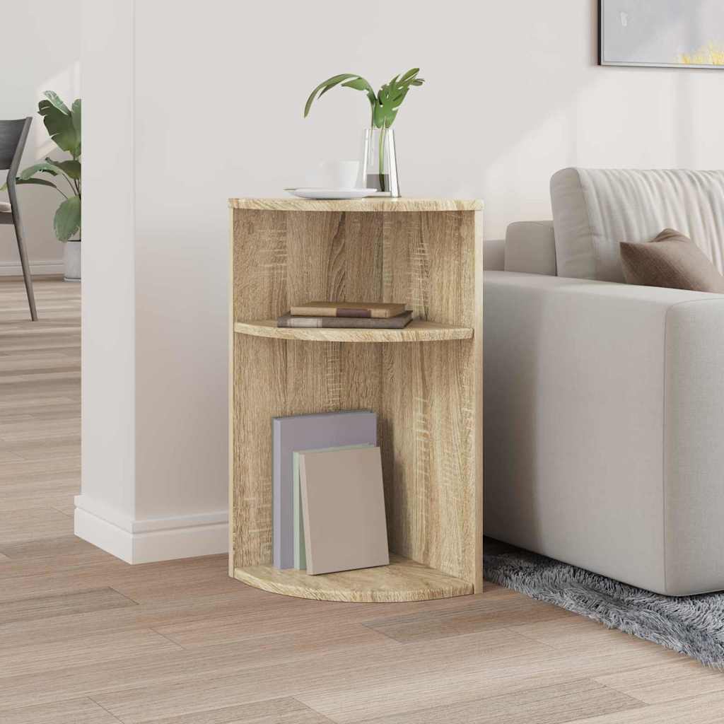 vidaXL Stolik końcowy Dąb Sonoma 29,6 x 29,6 x 60 cm