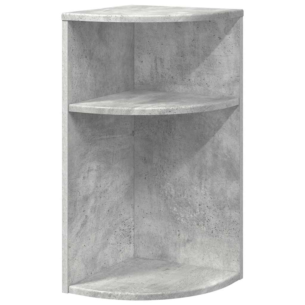 vidaXL Stolik końcowy Betonowy szary 29,6 x 29,6 x 60 cm