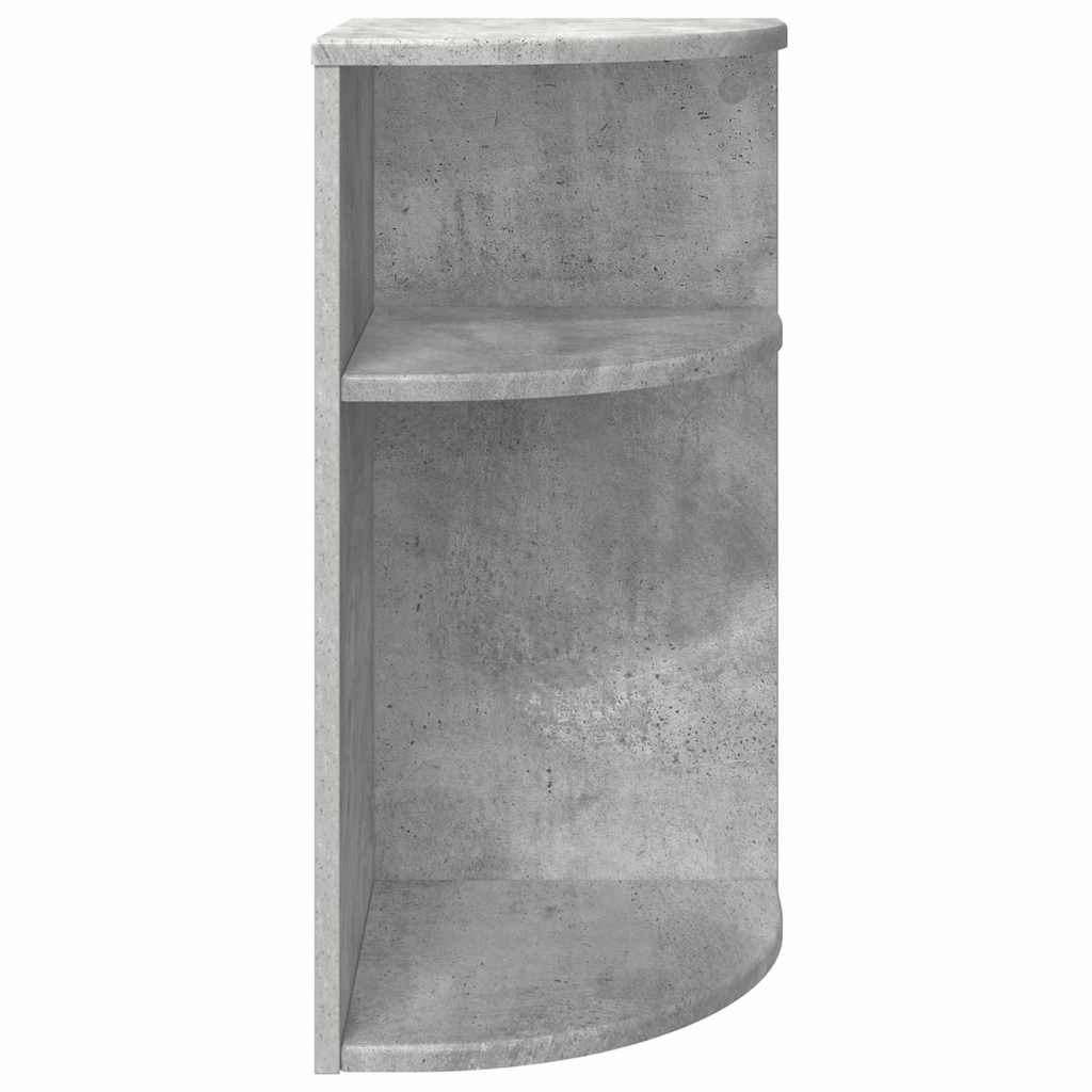 vidaXL Stolik końcowy Betonowy szary 29,6 x 29,6 x 60 cm