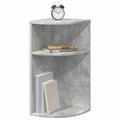 vidaXL Stolik końcowy Betonowy szary 29,6 x 29,6 x 60 cm