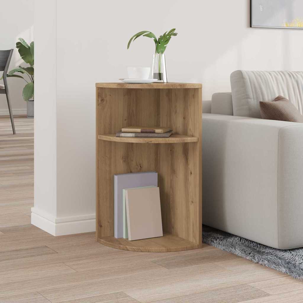 vidaXL Stolik końcowy Dąb rzemieślniczy 29,6 x 29,6 x 60 cm
