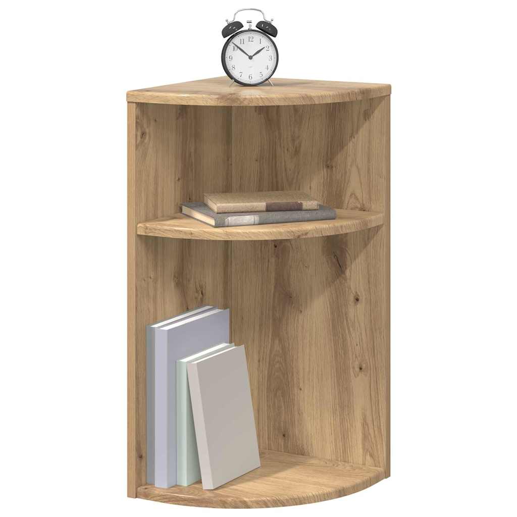 vidaXL Stolik końcowy Dąb rzemieślniczy 29,6 x 29,6 x 60 cm