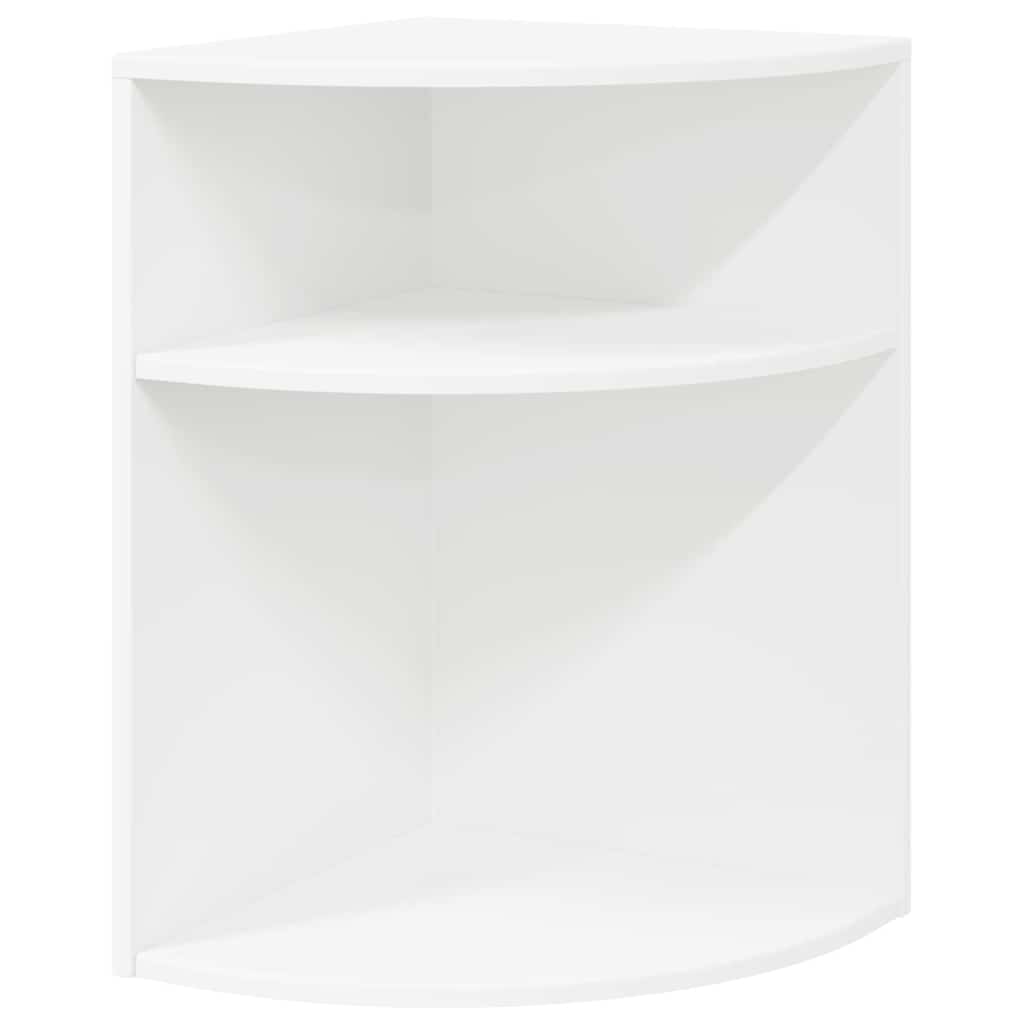 vidaXL Stolik końcowy Biały 39,7 x 39,7 x 60 cm