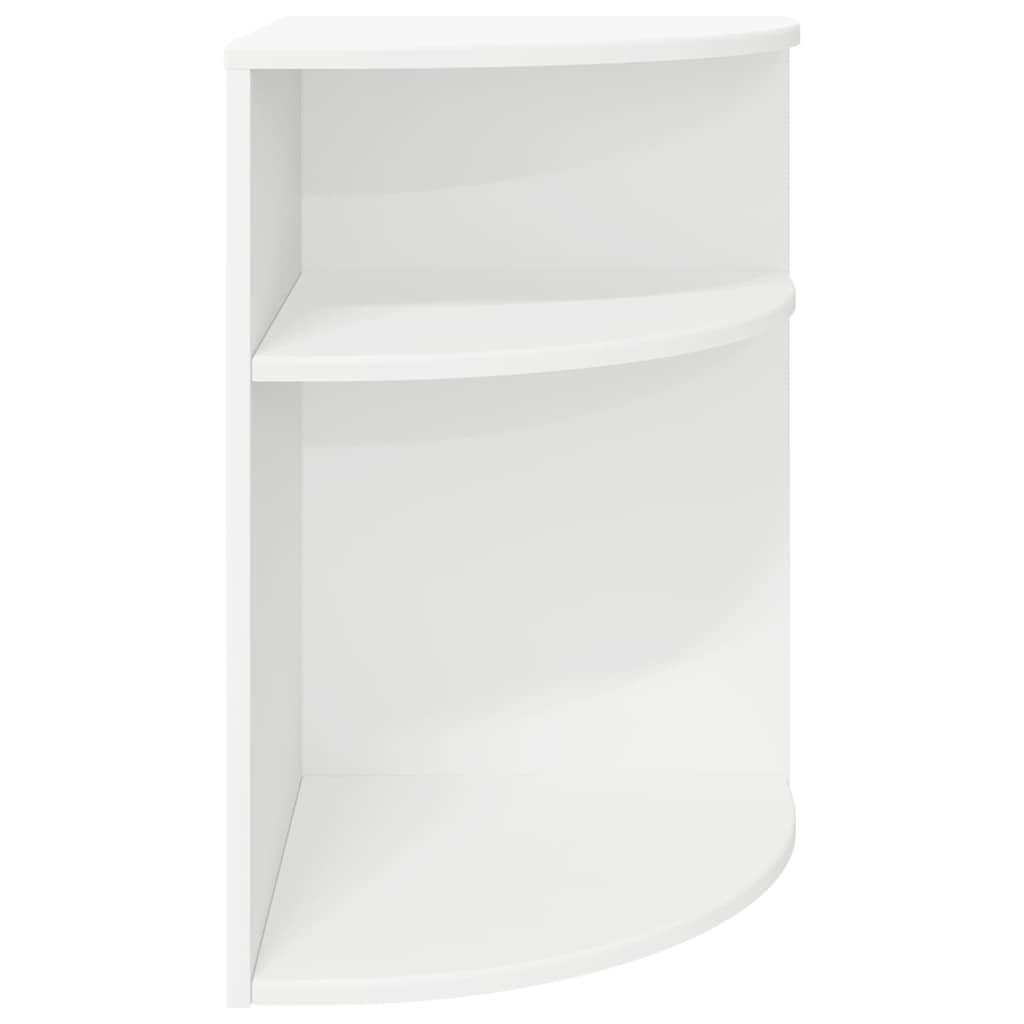 vidaXL Stolik końcowy Biały 39,7 x 39,7 x 60 cm