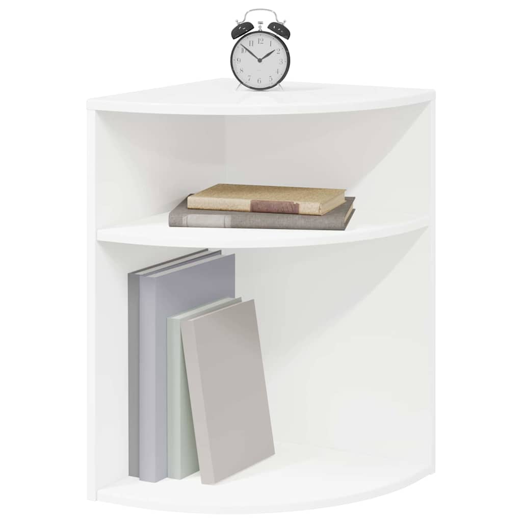 vidaXL Stolik końcowy Biały 39,7 x 39,7 x 60 cm
