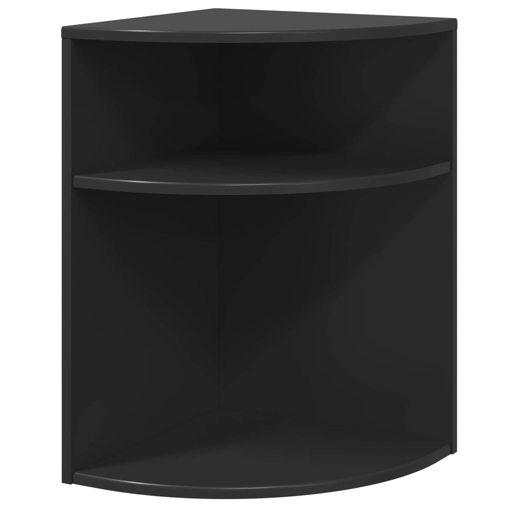 vidaXL Stolik końcowy Czarny 39,7 x 39,7 x 60 cm Drewno inżynieryjne