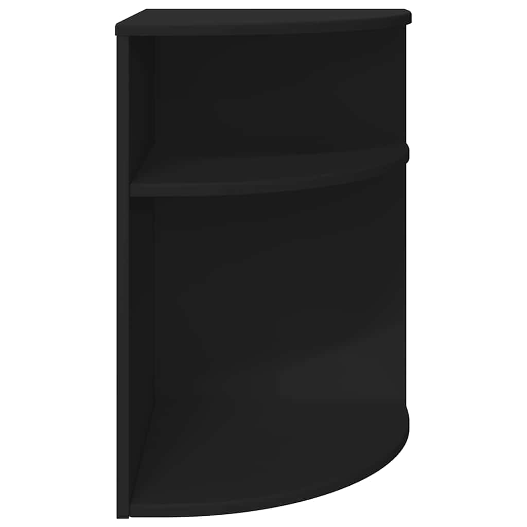 vidaXL Stolik końcowy Czarny 39,7 x 39,7 x 60 cm