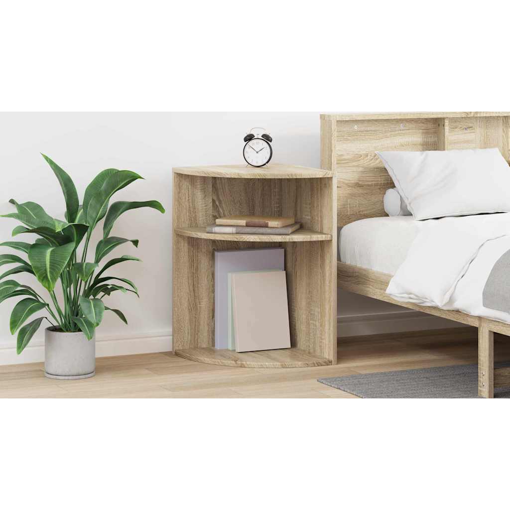 vidaXL Stolik końcowy Dąb Sonoma 39,7 x 39,7 x 60 cm