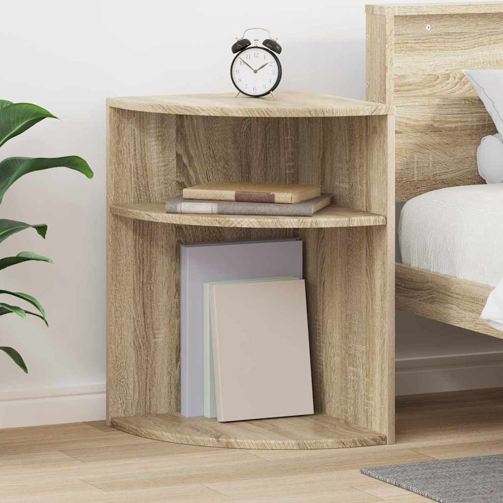 vidaXL Stolik końcowy Dąb Sonoma 39,7 x 39,7 x 60 cm