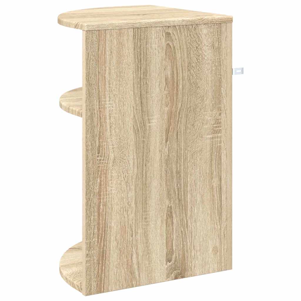 vidaXL Stolik końcowy Dąb Sonoma 39,7 x 39,7 x 60 cm