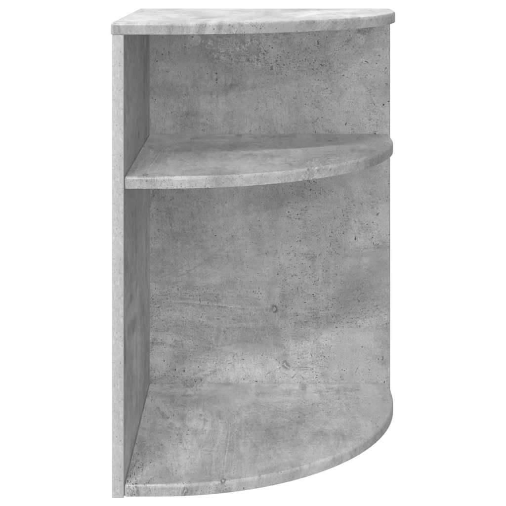 vidaXL Stolik końcowy Betonowy szary 39,7 x 39,7 x 60 cm