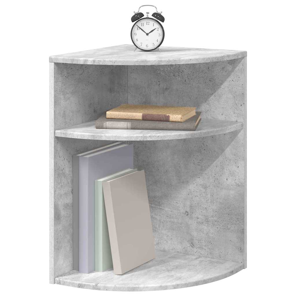 vidaXL Stolik końcowy Betonowy szary 39,7 x 39,7 x 60 cm