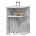 vidaXL Stolik końcowy Betonowy szary 39,7 x 39,7 x 60 cm