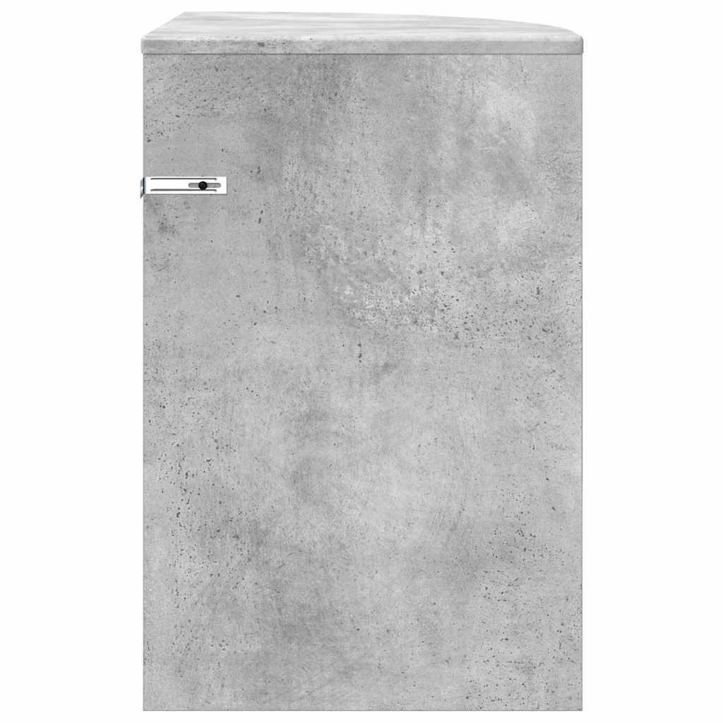vidaXL Stolik końcowy Betonowy szary 39,7 x 39,7 x 60 cm