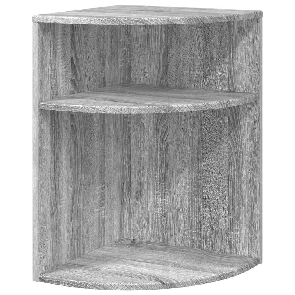 vidaXL Stolik końcowy Szary Sonoma 39,7 x 39,7 x 60 cm