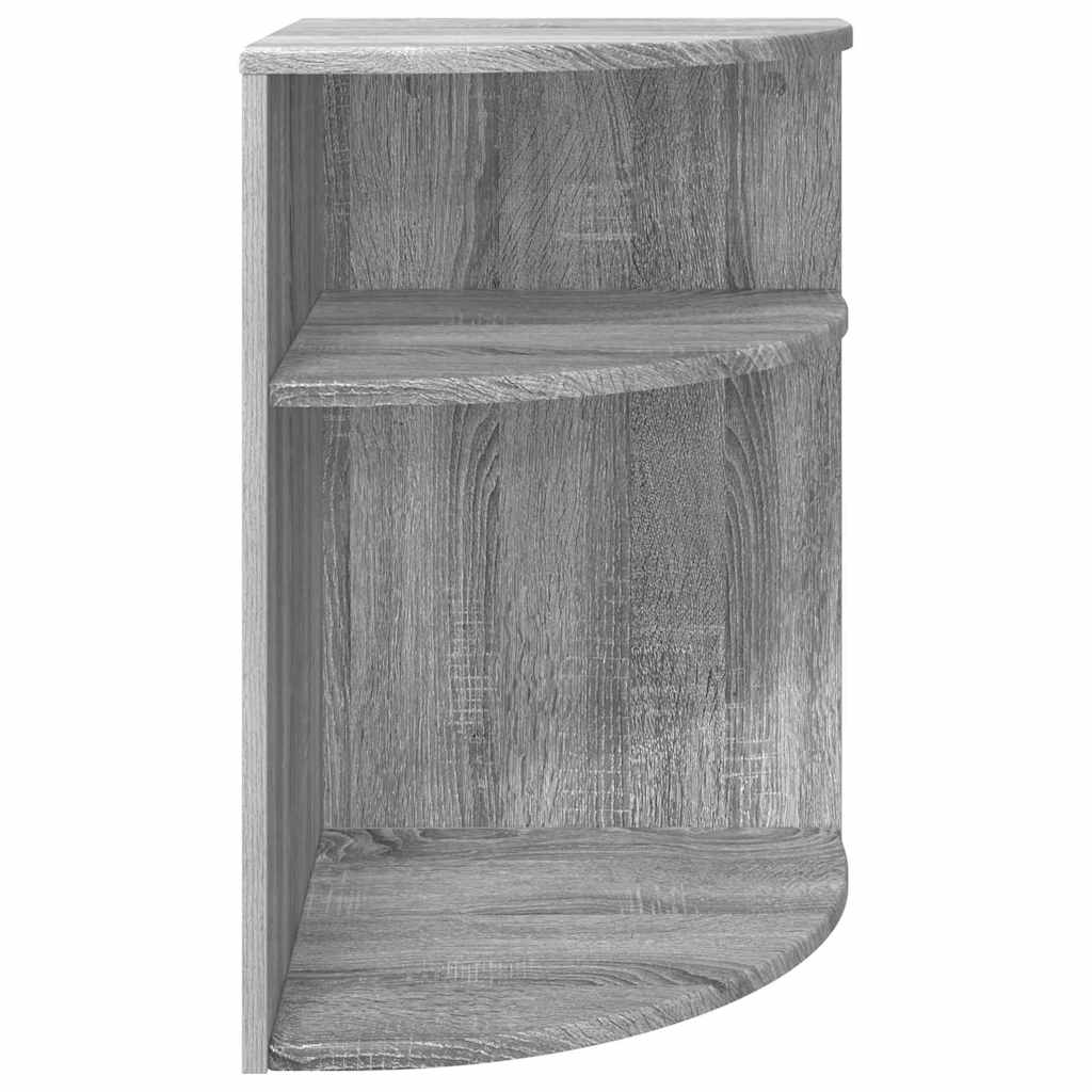 vidaXL Stolik końcowy Szary Sonoma 39,7 x 39,7 x 60 cm