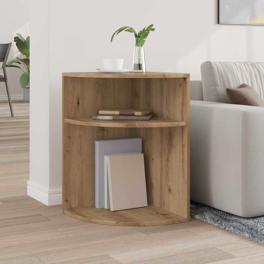 vidaXL Stolik końcowy Dąb rzemieślniczy 39,7 x 39,7 x 60 cm
