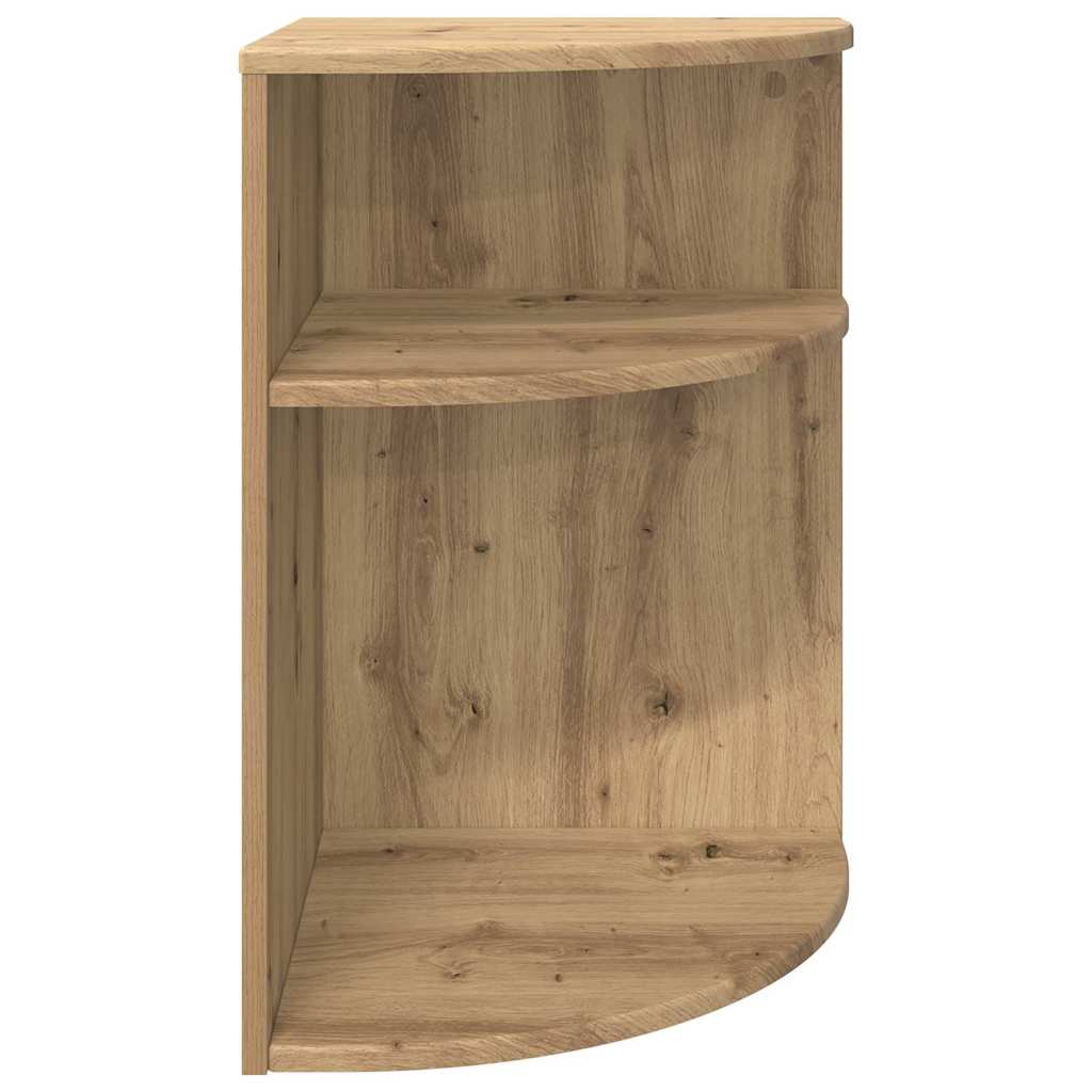 vidaXL Stolik końcowy Dąb rzemieślniczy 39,7 x 39,7 x 60 cm